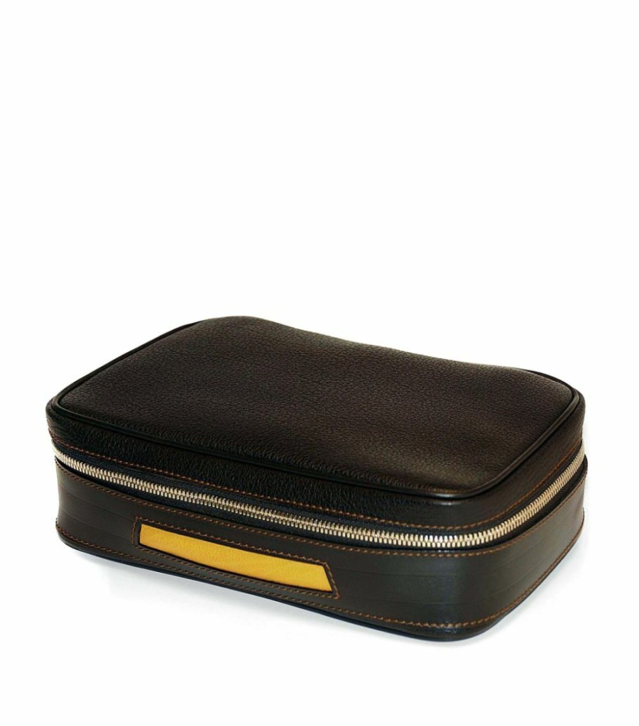 Beauty * | Acqua Di Parma Adp Flat Beauty Bag For Men Make-Up Bags