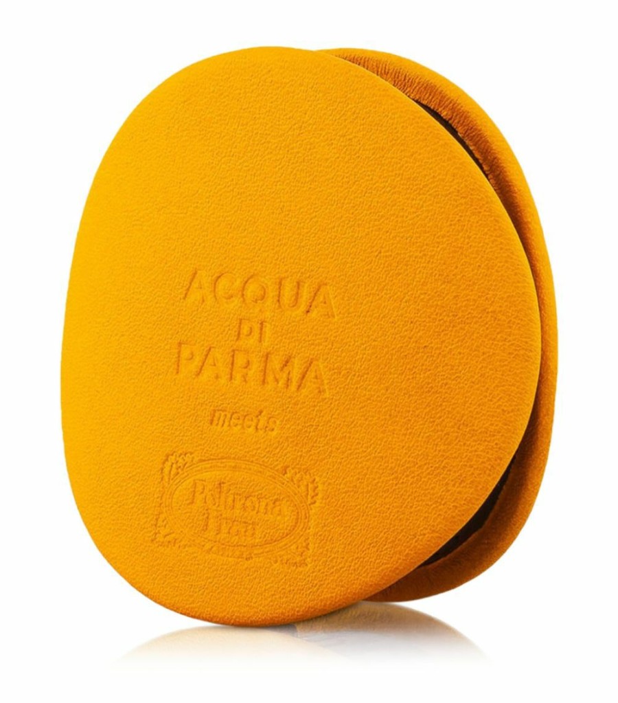 Home & Furniture * | Acqua Di Parma X Poltrona Frau Leather Car Diffuser Case Yellow Diffusers