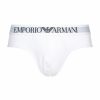 Men * | Armani Stretch Cotton Briefs 00010 White