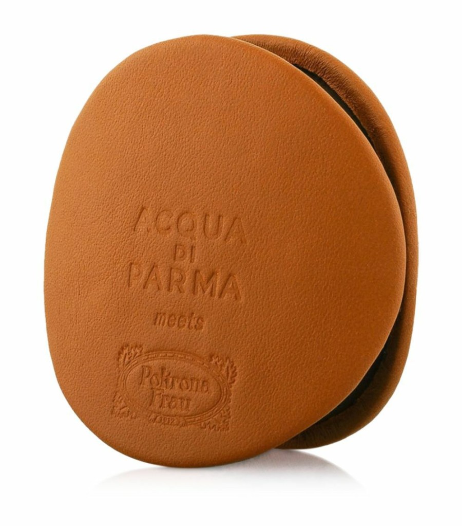 Home & Furniture * | Acqua Di Parma X Poltrona Frau Leather Car Diffuser Case Brown Diffusers